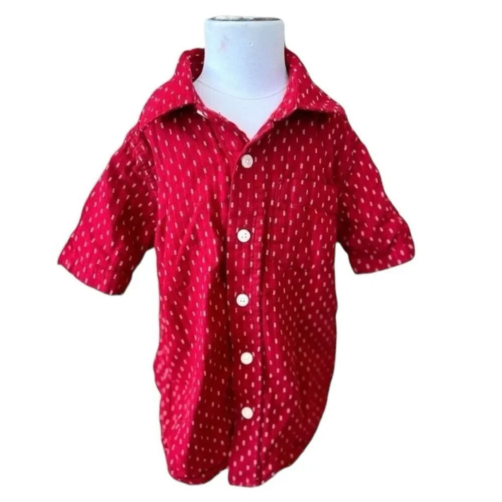 Toddler Boys Baby Gap Lasalle Button Down Casual Shirt - Sz 4 yrs